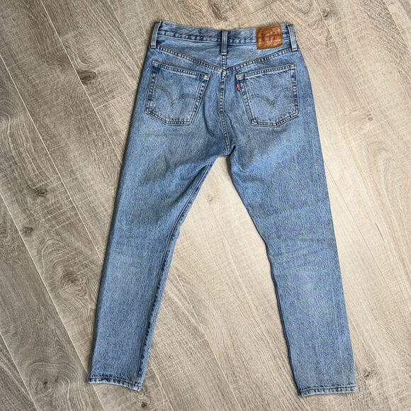 LEVI’S 501 Buttonfly Distressed Denim Jeans Women’s - Picture 11 of 11